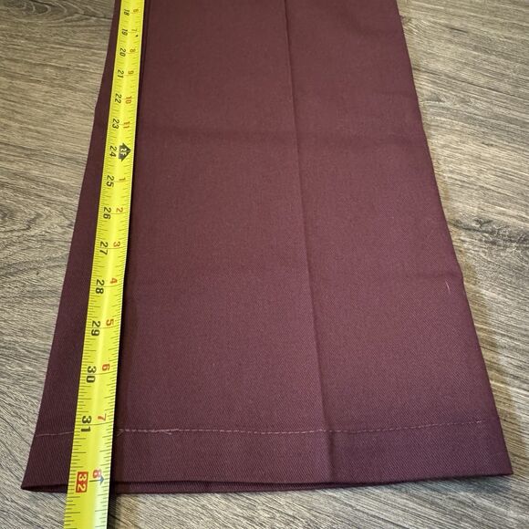 Dickies Skateboarding Regular Fit Pants Men's  30x32  Maroon Twill New W/ Tags - Picture 5 of 11